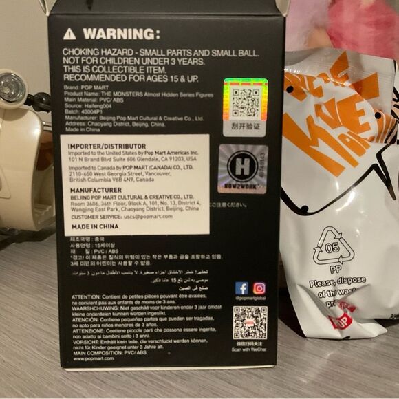 Pop Mart The Monsters - Labubu – Almost Hidden Series “Fire Hydrant” NIB - Picture 3 of 4